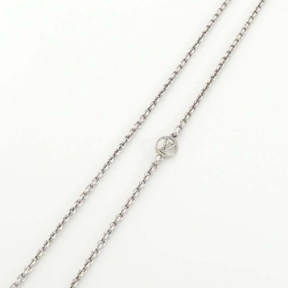 LOUIS VUITTON Silver Necklace - Picture 5 of 7